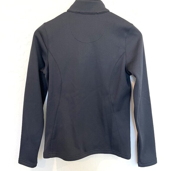 POLARIS Black Pink Womens Full Zip Mid Layer Jacket w Logo Fleece Lined Size S - Picture 2 of 6